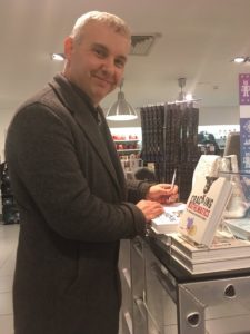 Colin signing books at the Science Museum